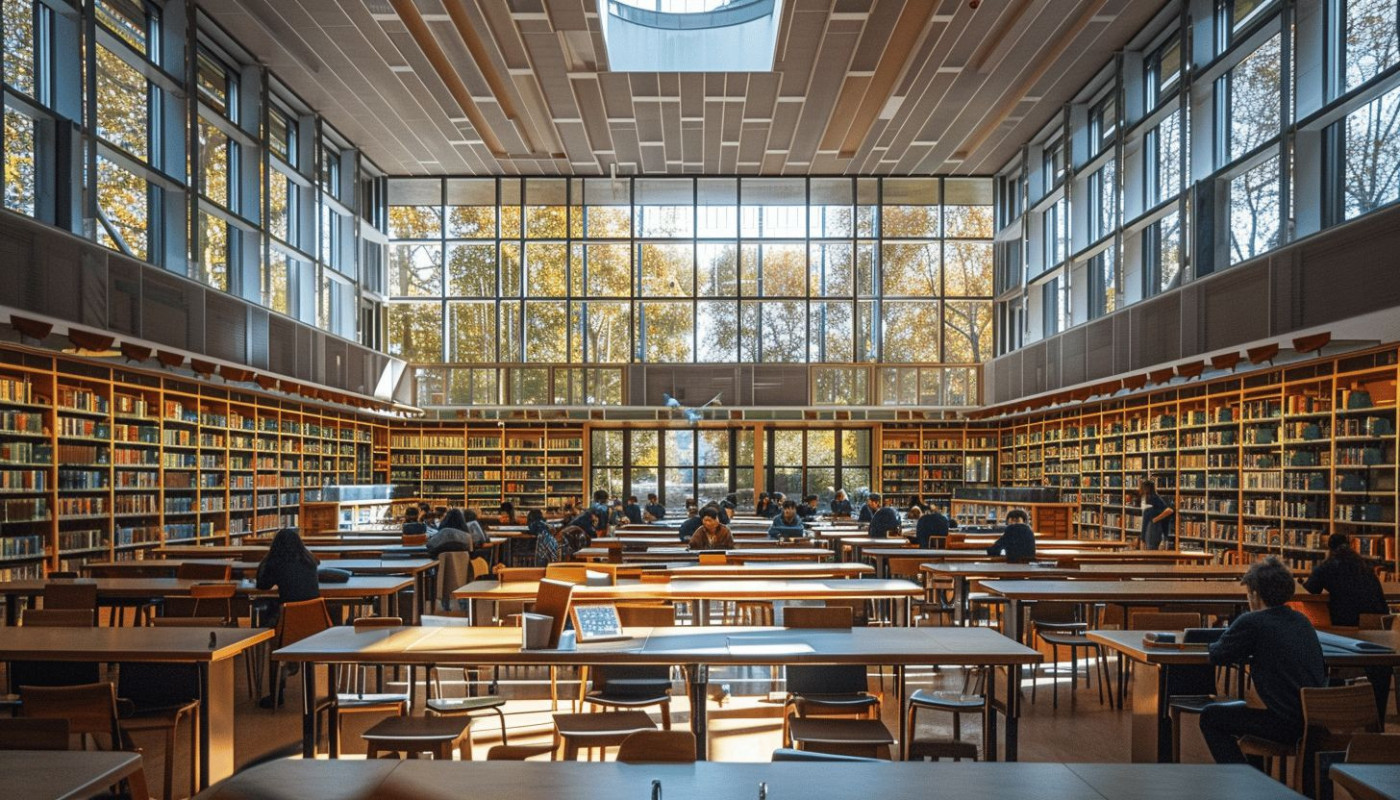 Exploration de la bibliothèque universitaire de Mont Saint Aignan