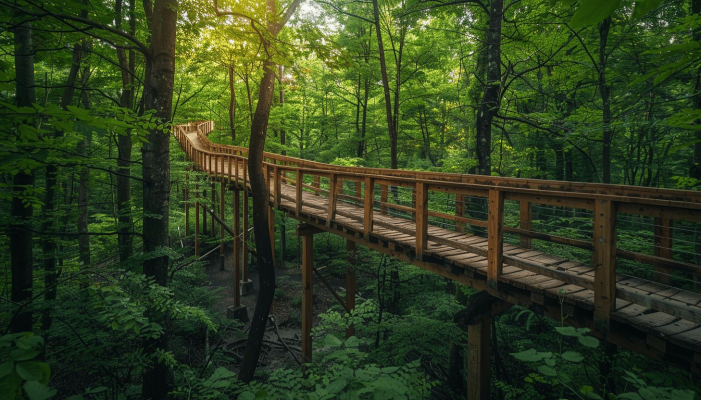 Exploration du Canopé de Mont Saint Aignan : une immersion naturelle unique