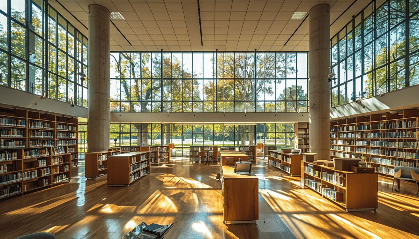 Visite guidée de la bibliothèque Simone de Beauvoir à Rouen